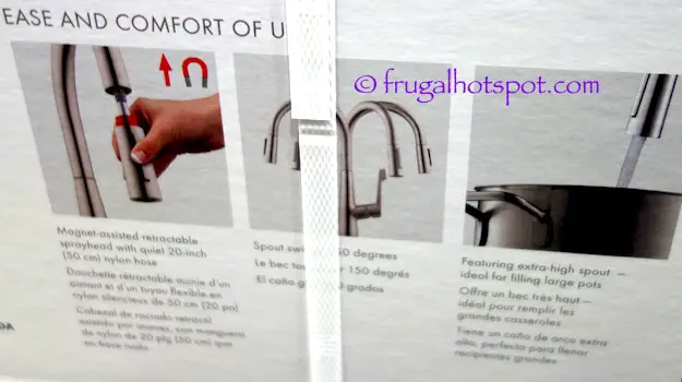 Hansgrohe Talis M Pull Down Kitchen Faucet description | Costco