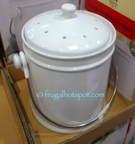 Costco: Natural Home Ceramic Kitchen Compost Bin $22.99 