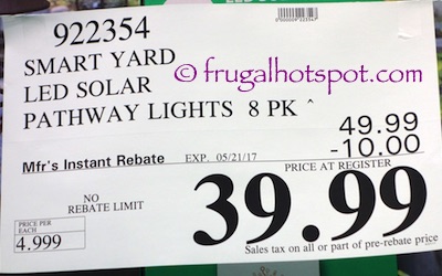SmartYard LED Solar Pathway Lights | Costco Sale Price SmartYard LED Solar Pathway Lights | Costco Sale Price