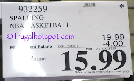 Spalding NBA Basketball | Costco Sale PRice