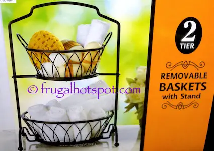 2-Tier Removable Baskets with Stand | Costco