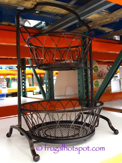 Costco Display | 2-Tier Removable Baskets with Stand
