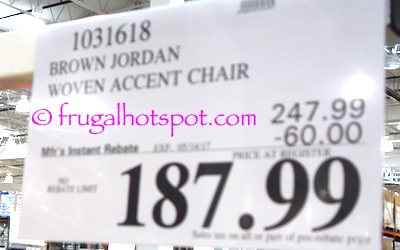 Costco Sale Price - Studio by Brown Jordan Woven Accent Chair