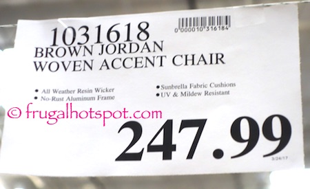 Studio by Brown Jordan Woven Accent Chair | Costco Price