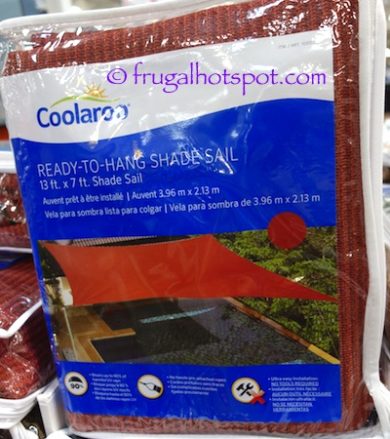 Coolaroo Ready-To-Hang Shade Sail at Costco