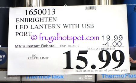 Enbrighten LED Lantern | Costco Sale Price
