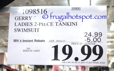 Gerry Ladies 2-Pc Tankini Swimsuit | Costco Sale Price