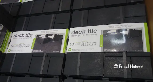 Multy Slate Deck Tile 10-Pack Costco