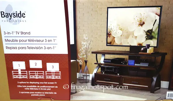 Costco Sale: Bayside Furnishings Serra TV Stand $124.99 | Frugal Hotspot