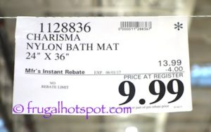 Charisma Nylon Bath Mat 24" x 36" | Costco Sale Price