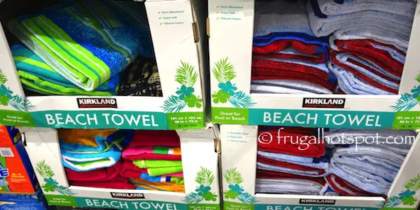 Kirkland Signature Jacquard Beach Towel | Costco