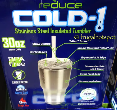 Reduce Cold-1 Stainless Steel Insulated Tumbler | Costco