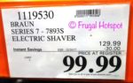 Costco Sale Price: Braun Series 7 Electric Shaver