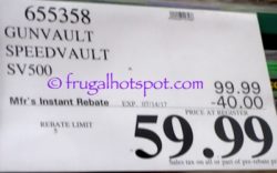 SpeedVault SV500 Costco Sale Price