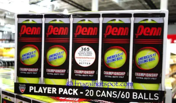 Penn Extra-Duty Felt Tennis Balls 60-count Costco