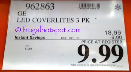 GE LED CoverLite 3-Pack | Costco Sale Price