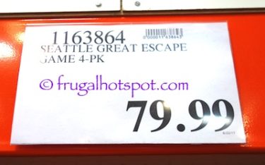 Costco Price: Seattle Escape Games Voucher 2017