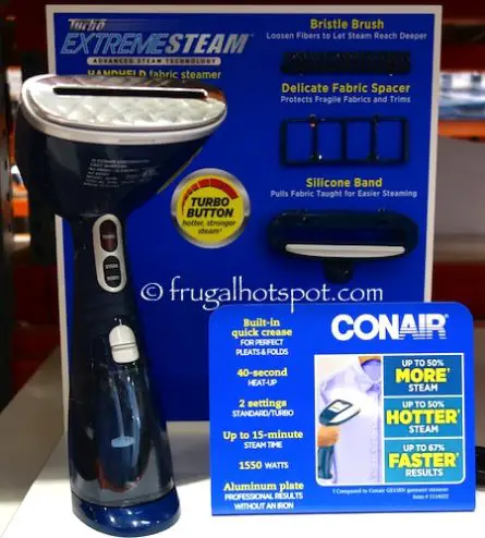 Conair Turbo Extreme Steam Handheld Fabric Steamer at Costco