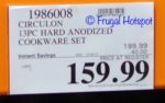 Costco Sale Price: Circulon 13-Piece Hard Anodized Cookware Set