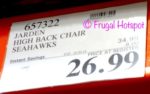 Jarden Oversized High-Back Chair (Seattle Seahawks) | Costco Sale Price 