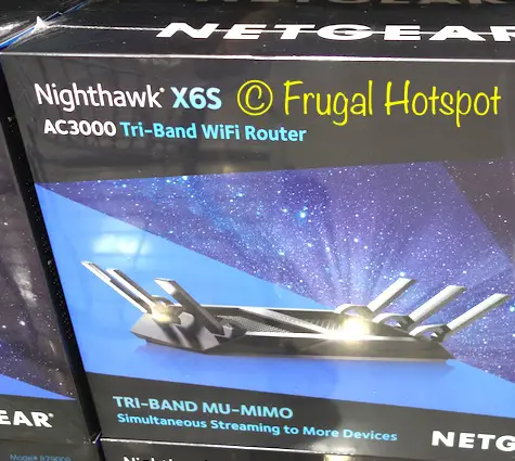 Netgear Nighthawk X6S AC3000 Tri-Band WiFi Router at Costco