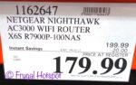 Costco Price: Netgear Nighthawk X6S AC3000 Tri-Band WiFi Router