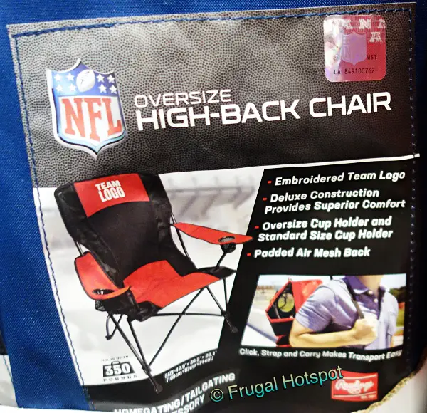Rawlings Seattle Seahawks High-Back Chair | features | Costco