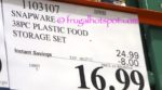 Costco Sale Price: Snapware 38-Piece Plastic Food Storage Set