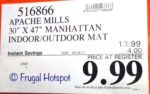 Costco Sale Price: Apache Mills Heavy Duty Entry Mat Costco Sale Price: Apache Mills Heavy Duty Entry Mat