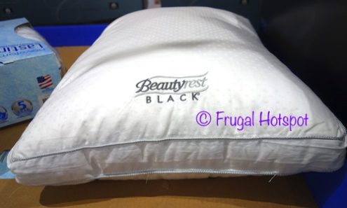 Costco Display of Beautyrest Black Down Alternative Pillows 2-Pack