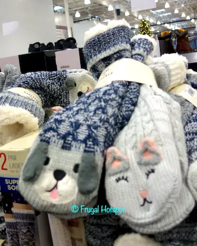 Jane and Bleecker Slipper Socks 2-Pair Costco