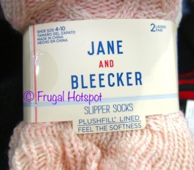 Jane and Bleecker Slipper Socks 2-Pair at Costco