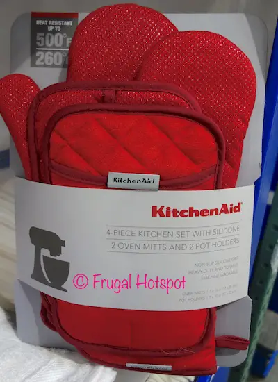 KitchenAid 2 Oven Mitts + 2 Pot Holders Set at Costco