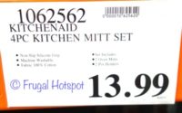 Costco Price: KitchenAid 2 Oven Mitts + 2 Pot Holders Set Costco Price: KitchenAid 2 Oven Mitts + 2 Pot Holders Set