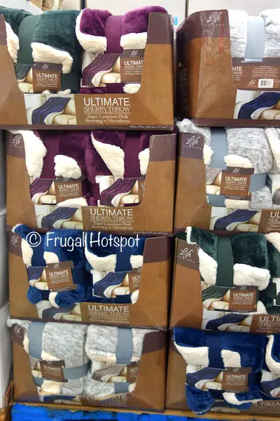 Life Comfort Ultimate Sherpa Throw at Costco