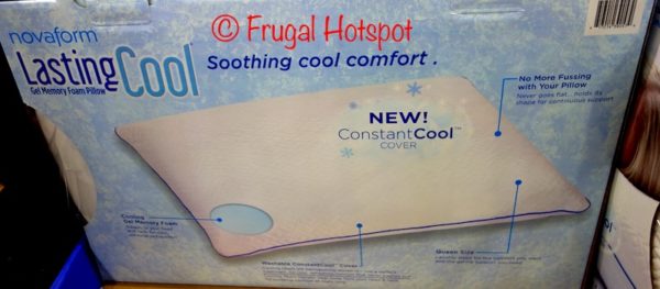 Novaform Lasting Cool Gel Memory Foam Pillow at Costco