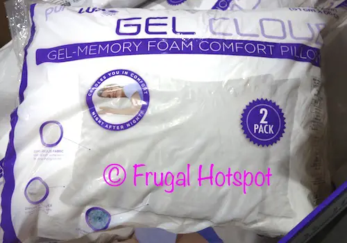 gel cloud memory foam pillow