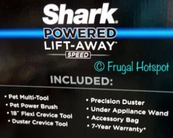 Description of Shark Powered Lift-Away Speed Upright Vacuum at Costco Description of Shark Powered Lift-Away Speed Upright Vacuum at Costco