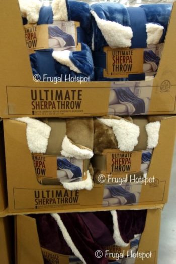 Life Comfort Ultimate Sherpa Throw at Costco