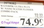 Costco Sale Price: Waterpik Ultra Plus with Nano Water Flosser Combo Pack