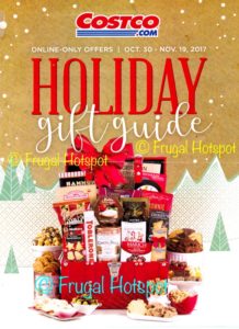 Costco.com Holiday Gift Guide Sale: October 30, 2017 – November 19, 2017