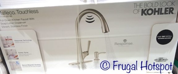 costco kohler malleco pull down kitchen sink faucet