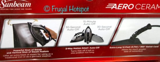 Sunbeam Aero Ceramic Digital Iron at Costco