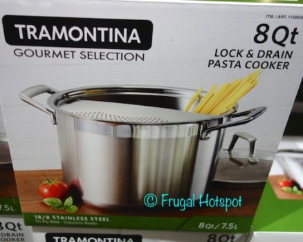 Pasta Strainer Tramontina Pc Stainless Steel Stackable Cookware - Main Image