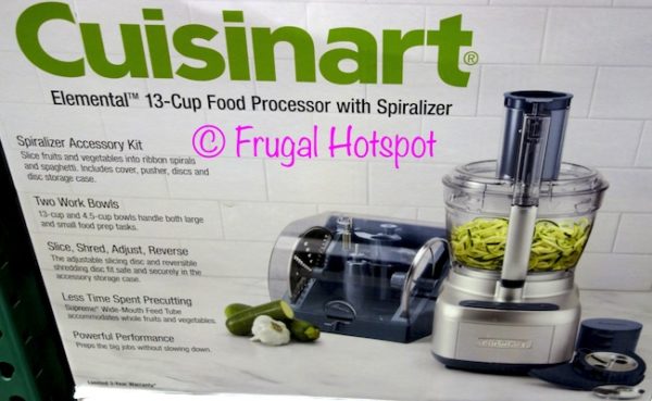 Cuisinart Elemental 13-Cup Food Processor with Spiralizer at Costco