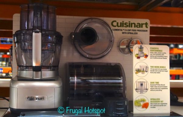 Cuisinart Elemental 13-Cup Food Processor with Spiralizer at Costco Cuisinart Elemental 13-Cup Food Processor with Spiralizer at Costco