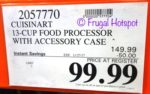 Costco Sale Price: Cuisinart Elemental 13-Cup Food Processor with Spiralizer