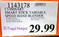 Costco Price: Cuisinart Smart Stick Variable Speed Hand Blender
