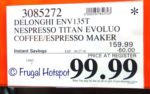 Costco Sale Price: DeLonghi Nespresso Vertuo Evoluo Coffee/Espresso Maker