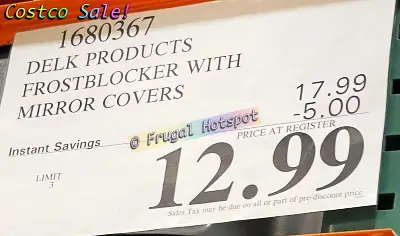 Frostblocker Winter Windshield and Mirror Covers | Costco Sale Price | 1680367